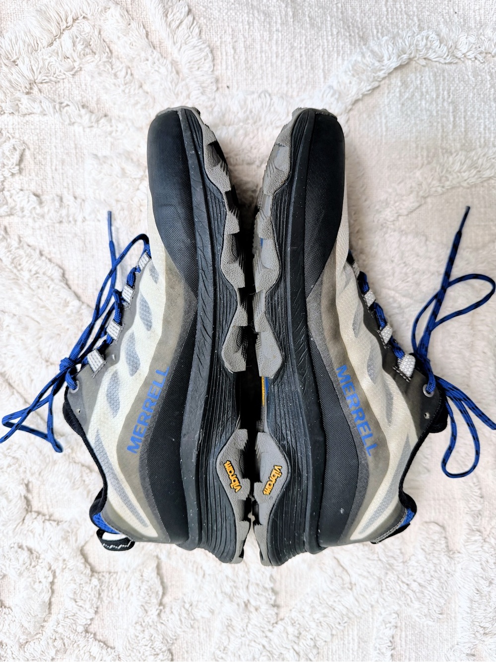 Merrell Moab Speed Men’s 8.5 Hiking Trail Shoes Vibram FloatPro EUC